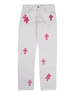 chrome hearts Jeans Pink