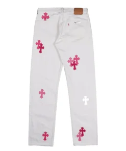 chrome hearts Jeans Pink