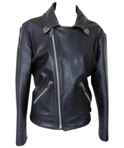 Leather Chrome Hearts Jacket