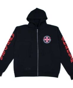 Chrome Hearts Made In Hollywood Cross Zip Up Hoodie