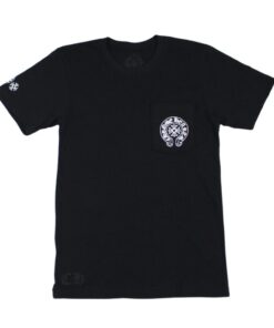 Chrome Hearts American Flag Logo T-Shirt Black