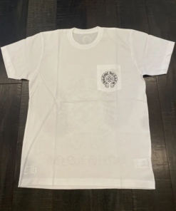 Chrome Hearts Hong Kong Horseshoe Pocket Tee – White