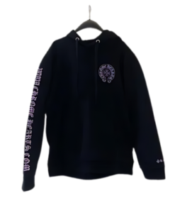 Chrome Hearts Horseshoe Floral Cross Sleeve Hoodie