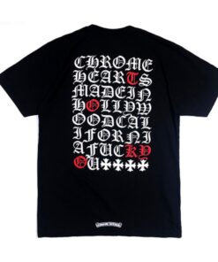 Chrome Hearts Made In Hollywood T-shirt – Black