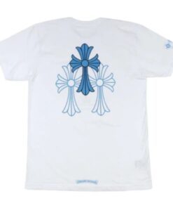 Chrome Hearts Triple Cross Logo White T-Shirt