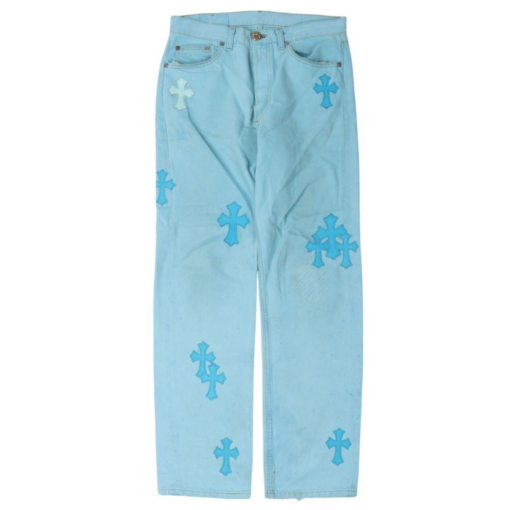 Chrome Hearts Cross Patch Jeans