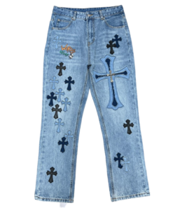 Chrome Hearts Denim Words New Jeans