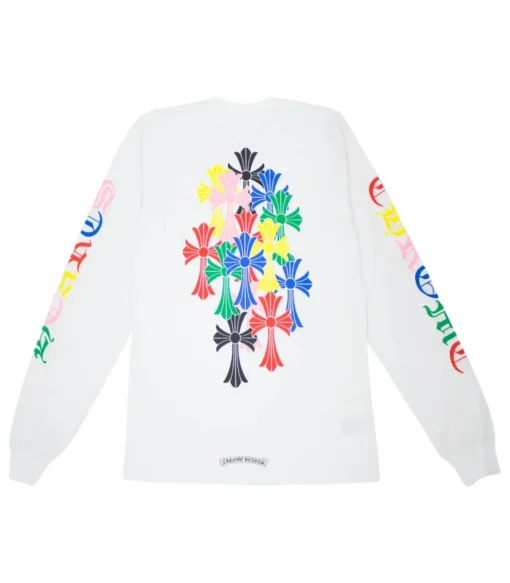 Multi Color Cross Cemetery Chrome Hearts Sweatshirt