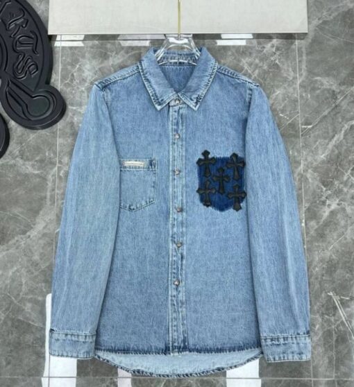 Chrome Hearts Casual Denim Shirt