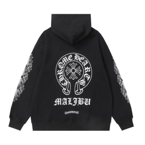 Chrome Hearts Malibu Zip Hoodie Black